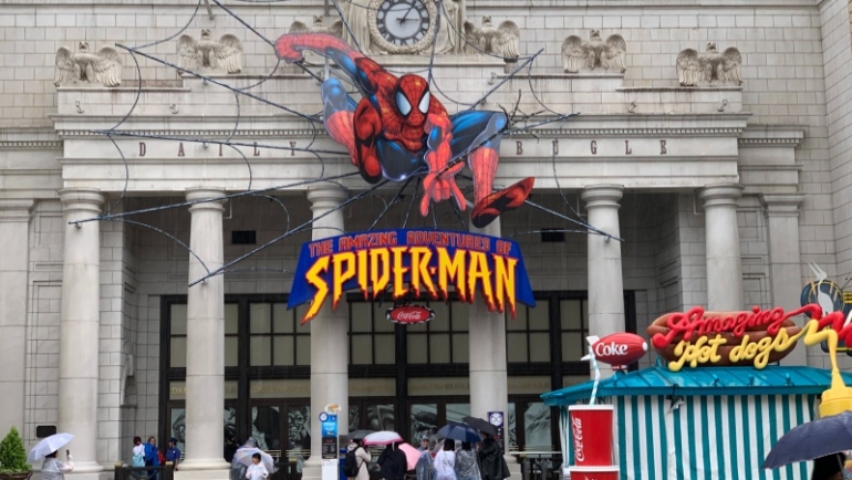 Spider-Man ride at USJ