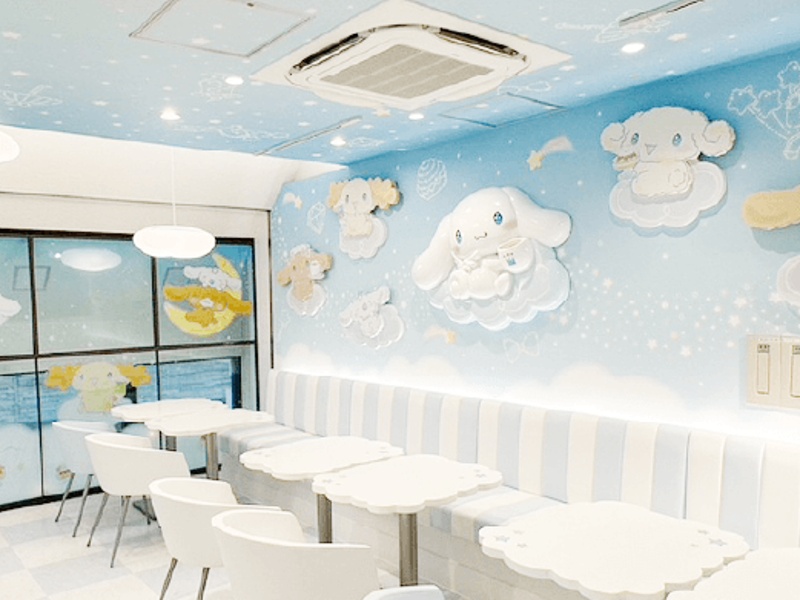 themed cafes in Osaka - Cinnamoroll